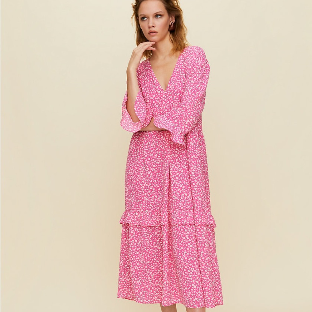 Aritzia Little Moon Spritz Pink Dress
